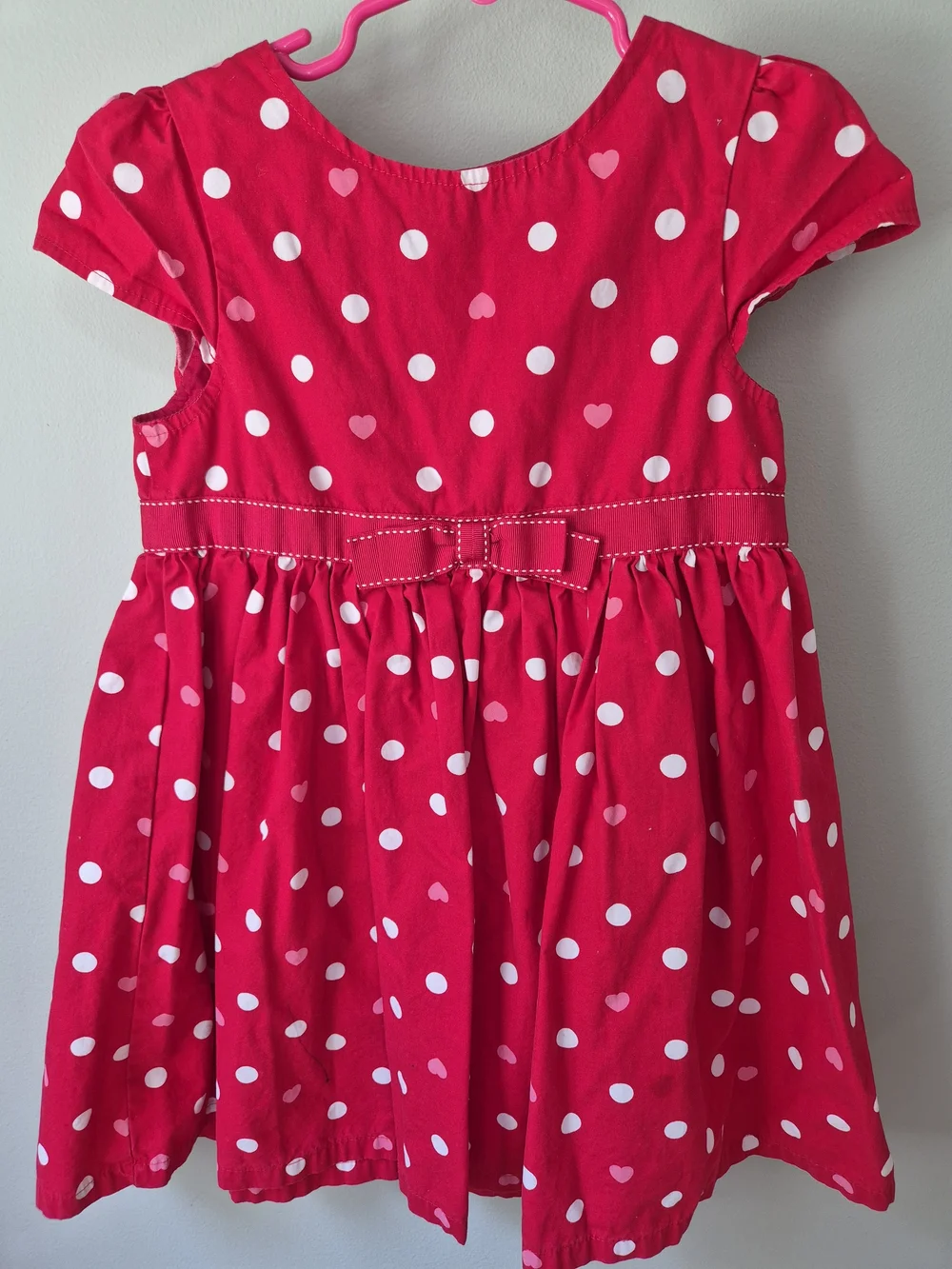6T Gymboree Red Polka Dot Dress with Bow